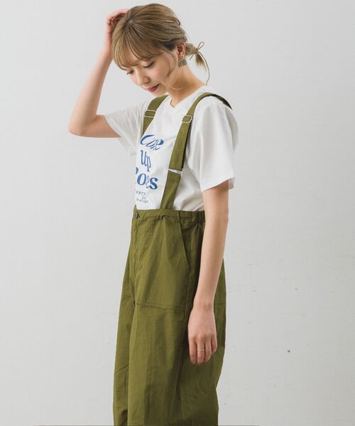 RETRO GIRL(レトロガール)の「サス付きミリタリーPT(その他パンツ・レディース・ブラック/グリーン/ナチュラル・FREE)」の15枚目の写真