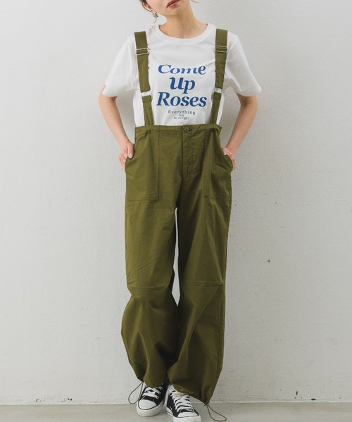 RETRO GIRL(レトロガール)の「サス付きミリタリーPT(その他パンツ・レディース・ブラック/グリーン/ナチュラル・FREE)」の3枚目の写真