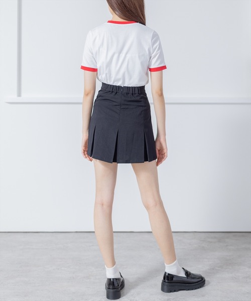 clear(クリア)の「配色プリントTシャツ (Tシャツ/カットソー・レディース・オフホワイト/ブラック/レッド・F)」の21枚目の写真