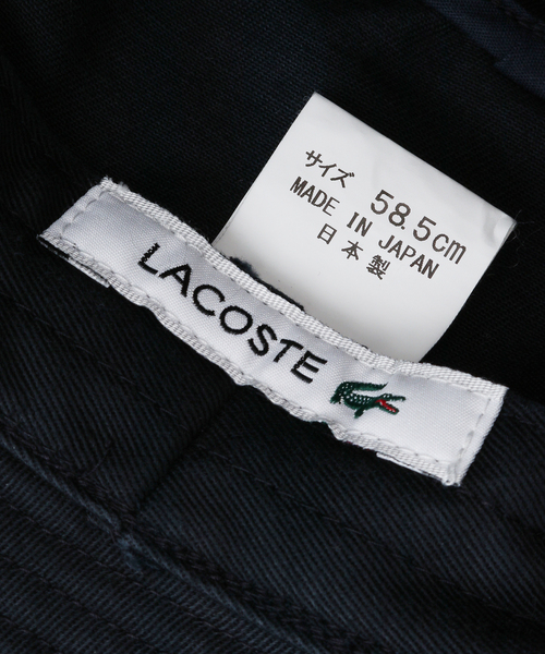 SLOBE IENA（スローブイエナ）の「【LACOSTE / ラコステ】ベーシックサハリハット（ハット・レディース・ネイビー/ベージュ・FREE）」の12枚目の写真