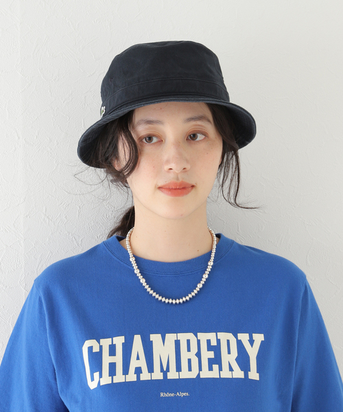 SLOBE IENA（スローブイエナ）の「【LACOSTE / ラコステ】ベーシックサハリハット（ハット・レディース・ネイビー/ベージュ・FREE）」の7枚目の写真