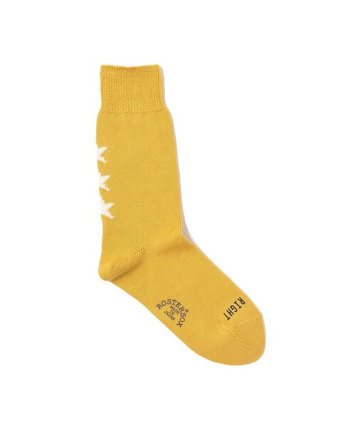BEAMS BOY（ビームスボーイ）の「ROSTER SOX × BEAMS BOY / 別注 3スター ソックス NEW（ソックス/靴下・レディース・レッド系その他/イエロー・ONE SIZE）」の6枚目の写真
