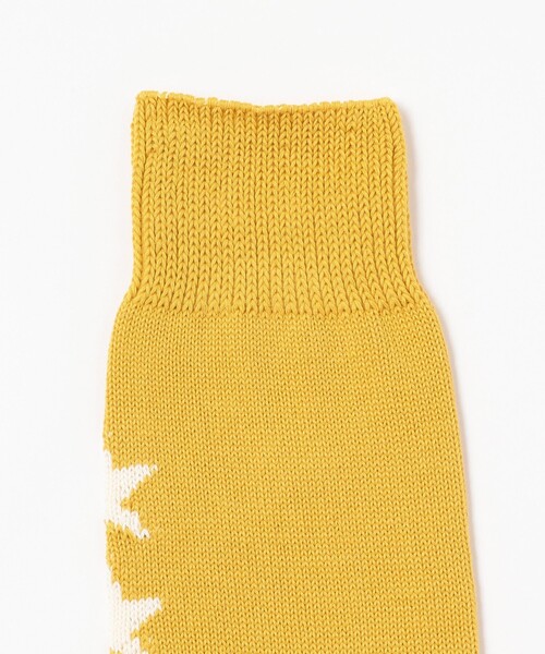 BEAMS BOY（ビームスボーイ）の「ROSTER SOX × BEAMS BOY / 別注 3スター ソックス NEW（ソックス/靴下・レディース・レッド系その他/イエロー・ONE SIZE）」の7枚目の写真