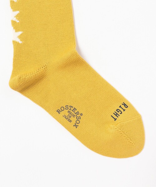 BEAMS BOY（ビームスボーイ）の「ROSTER SOX × BEAMS BOY / 別注 3スター ソックス NEW（ソックス/靴下・レディース・レッド系その他/イエロー・ONE SIZE）」の8枚目の写真