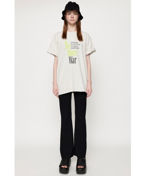 SLY（スライ）の「WASHABLE FLARE PT ウォッシャブル フレアパンツ アンチピリング セットアップ（スラックス・レディース・パープル/アイボリー/イエロー系その他/ブラック・FREE）」の8枚目の写真