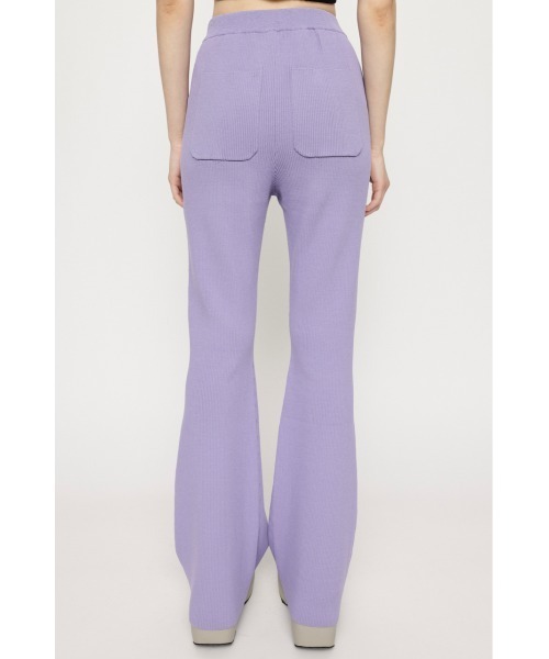 SLY（スライ）の「WASHABLE FLARE PT ウォッシャブル フレアパンツ アンチピリング セットアップ（スラックス・レディース・パープル/アイボリー/イエロー系その他/ブラック・FREE）」の18枚目の写真