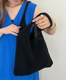 prose verse | メッシュ切替ニットマルシェバッグ(トートバッグ)