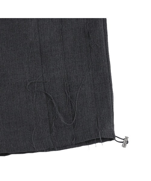 FANCY CLUB（ファンシークラブ）の「A'GEM/9 × .kom『 FANCY CLUB/ファンシークラブ』 DOUBLE TUCK FRINGE BENDING PANTS/ダブルタックベンディパンツ（その他パンツ・レディース・ブルー/チャコールグレー・FREE）」の14枚目の写真