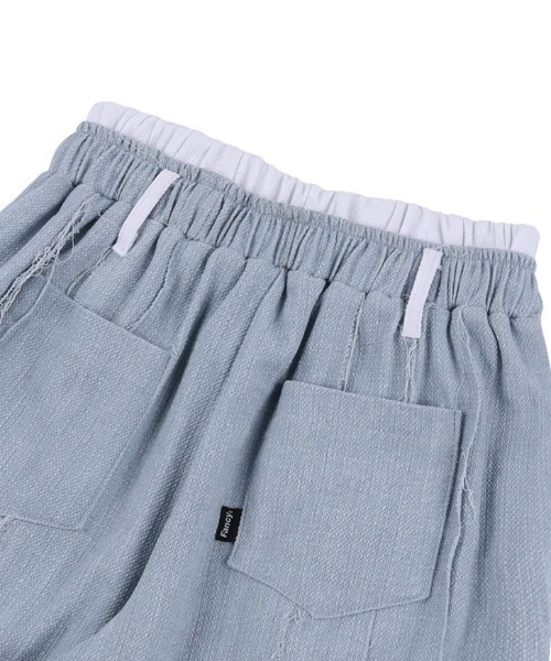 FANCY CLUB（ファンシークラブ）の「A'GEM/9 × .kom『 FANCY CLUB/ファンシークラブ』 DOUBLE TUCK FRINGE BENDING PANTS/ダブルタックベンディパンツ（その他パンツ・レディース・ブルー/チャコールグレー・FREE）」の18枚目の写真