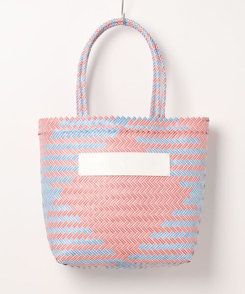 ground green store(グラウンドグリーンストア)の「ATELIER BRUGGE / ST-34RG01M / プラスチックマルシェバッグ(かごバッグ・レディース・イエロー/ピンク/グリーン・FREE)」の3枚目の写真