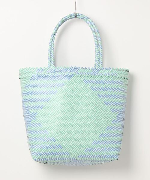 ground green store(グラウンドグリーンストア)の「ATELIER BRUGGE / ST-34RG01M / プラスチックマルシェバッグ(かごバッグ・レディース・イエロー/ピンク/グリーン・FREE)」の6枚目の写真