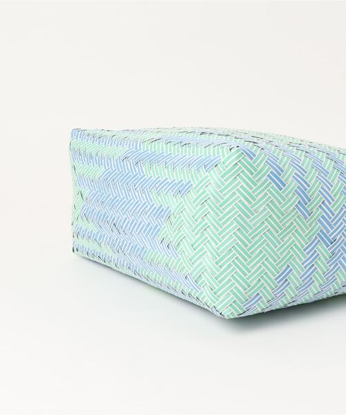 ground green store(グラウンドグリーンストア)の「ATELIER BRUGGE / ST-34RG01M / プラスチックマルシェバッグ(かごバッグ・レディース・イエロー/ピンク/グリーン・FREE)」の5枚目の写真