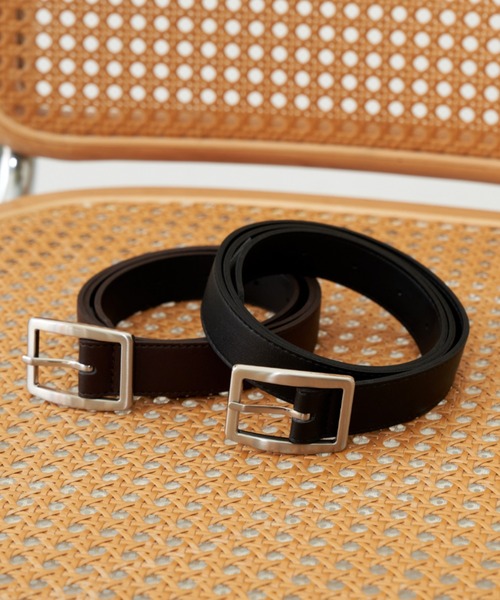 Auntie Rosa Holiday（アンティローザホリデー）の「シンプルベルト（ベルト・レディース・ダークブラウン/ブラック・FREE）」の12枚目の写真
