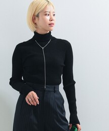 Ray BEAMS | Ray BEAMS / 14G リブ タートルネック ニット(ニット/セーター)