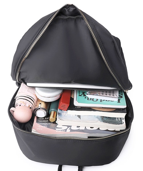 【極美品】マルベリー リュック バッグパック ナイロン レザー A4可 ネイビー 極美品】マルベリー リュック バッグパック ナイロン レザー A4