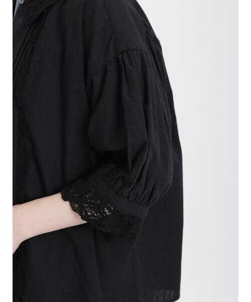 Samansa Mos2(サマンサ モスモス)の「襟レースブラウス(シャツ/ブラウス・レディース・モカ/ブラック/キナリ・F)」の14枚目の写真