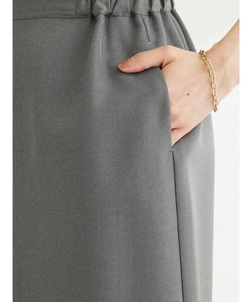 Green　Parks（グリーンパークス）の「麻調Iラインスカート（スカート・レディース・ブラック/グレー/ブルー・FREE）」の11枚目の写真