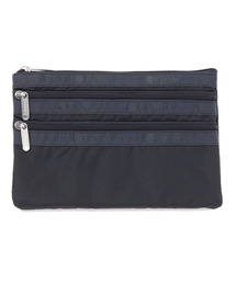 LeSportsac（レスポートサック）の「3ZIP COSMETIC ディープシーブルー（ポーチ・キッズ）」