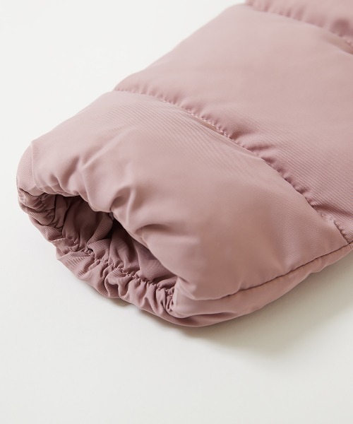 devirock（デビロック）の「洗える ファイバーダウン フードが取り外せる ペプラム ジャケット（ダウンジャケット/コート・キッズ・アイボリー/パープル系その他/グレイッシュブルー/ピンク系3/グリーン系2/ダークネイビー/チャコール/ライラック系・100cm/130cm/140cm/150cm/160cm/90cm/110cm/120cm/80ｃｍ）」の15枚目の写真