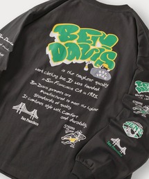BEN DAVIS（ベンデイビス）の「【BENDAVIS／ベンデイビス】BEN SPRAYGORILLA L/S　スプレーゴリラポケットロンT/ビッグシルエット/バックプリント（Tシャツ/カットソー・メンズ）」