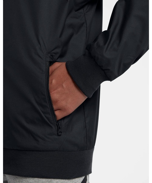 NIKE(ナイキ)の「《NIKEアパレル》YTH ウィンドランナー フーディ ジャケット(ナイロンジャケット・キッズ・ホワイト×ブラック/ブラック/イエロー系その他・140/150/160/130)」の14枚目の写真