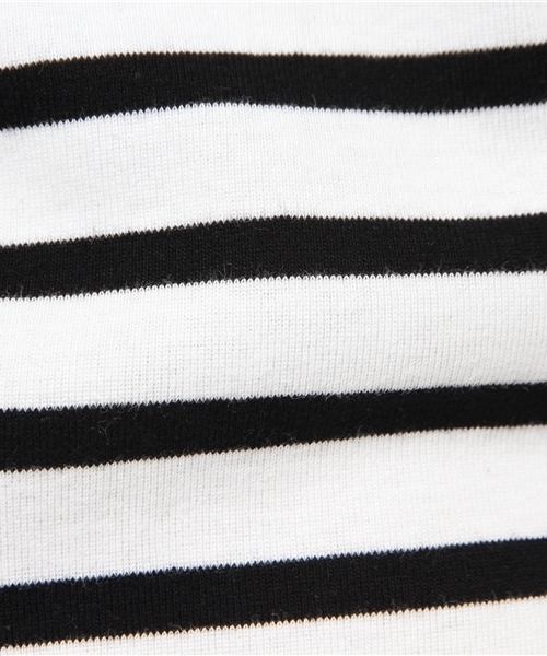 AZUL by moussy（アズールバイマウジー）の「Cフライス ビジューネック半袖PO（Tシャツ/カットソー・レディース・ホワイト系その他/オフホワイト/ブラック・X-LARGE/MEDIUM/LARGE/SMALL）」の10枚目の写真