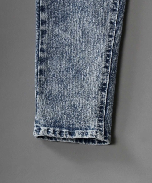 SITRY（シトリー）の「super stretch denim skinny pants/スーパーストレッチ デニム スキニーパンツ（デニムパンツ・メンズ・ライトインディゴブルー/ブラック系その他/ブラック/ケミカルウォッシュ/ワンウォッシュ・L/LL/M）」の6枚目の写真