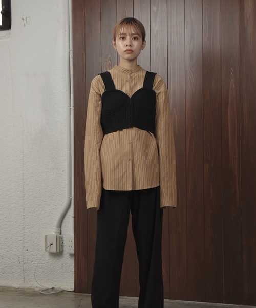 lawgy（ラウジー）の「multi stripe shirt / マルチストライプ