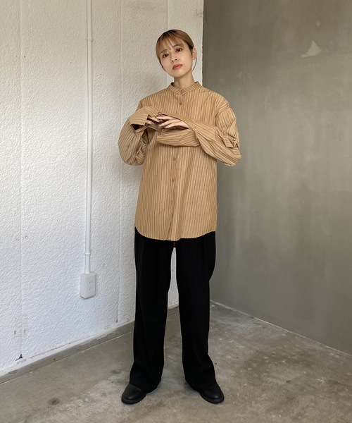 ブラウス シャツ multi stripe shirt レディース MOUSSY ブラウス シャツ STRIPE COLOR レディース : ZOZOTOWN