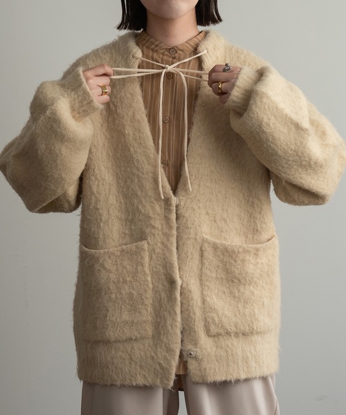 lawgy（ラウジー）の「multi stripe shirt / マルチストライプシャツ（シャツ/ブラウス・レディース・アイボリー/ブラウン系・FREE）」の17枚目の写真