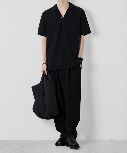 ATTACHMENT トロピカル スキッパー L/Sシャツ ATTACHMENT（アタッチメント）の「WO トロピカル スキッパー S/S