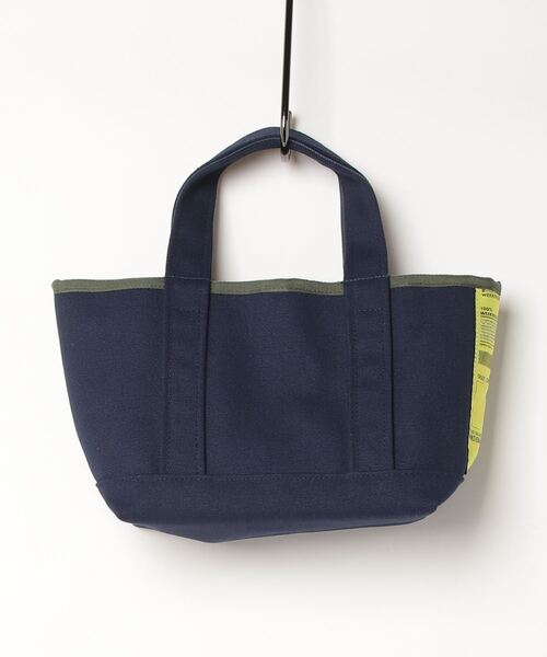 WEEKEND(ER)(ウィークエンダー)の「WEEKEND(ER) ウィークエンダー CANVAS LUNCH TIME SIZE TOTEBAG(トートバッグ・メンズ・ナチュラル/ブラック/オリーブ/ネイビー・FREE)」の9枚目の写真