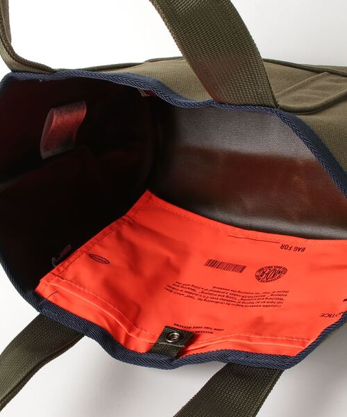 WEEKEND(ER)(ウィークエンダー)の「WEEKEND(ER) ウィークエンダー CANVAS LUNCH TIME SIZE TOTEBAG(トートバッグ・メンズ・ナチュラル/ブラック/オリーブ/ネイビー・FREE)」の14枚目の写真