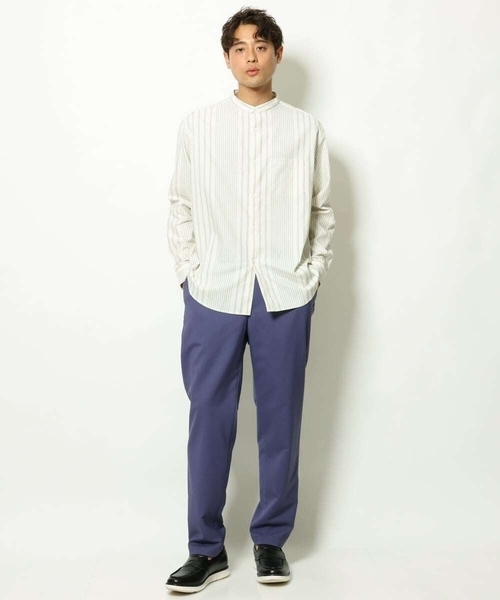 a.v.v（アーヴェヴェ）の「リライト セミルーズパンツ（その他パンツ・メンズ・グリーン/ブルー/ブラウン/ネイビー/ブラック/バイオレット/オレンジ/グレー・48/50/46）」の10枚目の写真