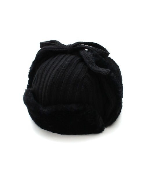 salle de bal（サルデバル）の「polka polka / ポルカポルカ フライトボアハット フライトキャップ flightboahat SDI（ニットキャップ/ビーニー・レディース・ブラック/カーキ/ベージュ・FREE）」の16枚目の写真