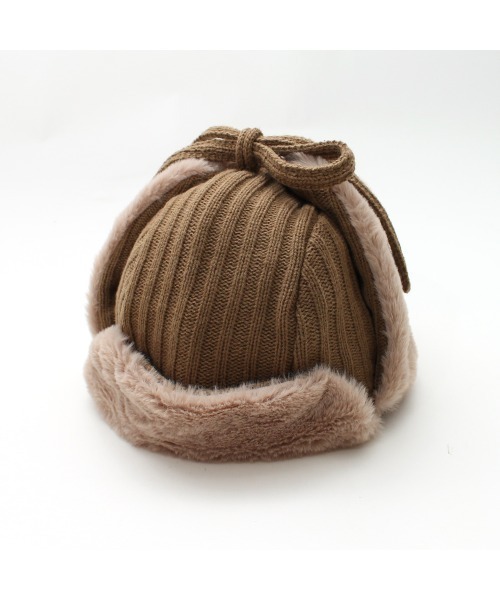 salle de bal（サルデバル）の「polka polka / ポルカポルカ フライトボアハット フライトキャップ flightboahat SDI（ニットキャップ/ビーニー・レディース・ブラック/カーキ/ベージュ・FREE）」の17枚目の写真