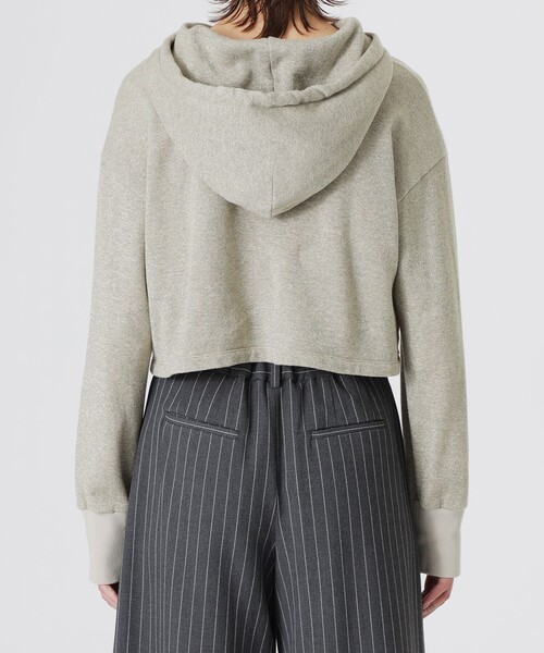 LOVELESS（ラブレス）の「クロップドフーディ－（パーカー・レディース・ゴールド/ブラック/ホワイト系その他・36）」の9枚目の写真