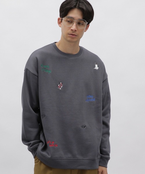 LAKOLE（ラコレ）の「トビガラ刺繍プルオーバー / 980291（スウェット