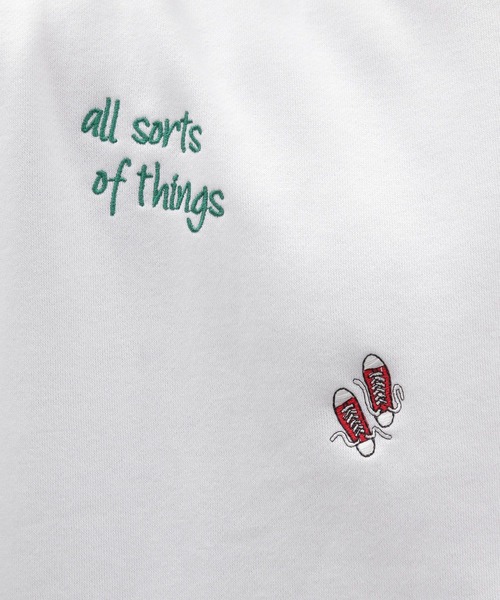 LAKOLE（ラコレ）の「トビガラ刺繍プルオーバー / 980291（スウェット・メンズ・チャコールグレー/ホワイト・LARGE/MEDIUM/X-LARGE）」の12枚目の写真