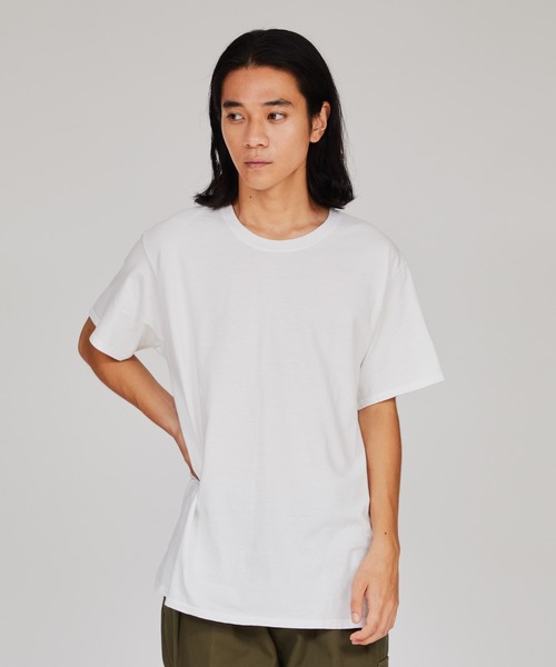 HANES（ヘインズ）の「【Hanes/ヘインズ】メンズ 【2枚組】RS クルーネックTシャツ（その他アンダーウェア/インナー・メンズ・ブラック/ホワイト/ヘザーグレー・MEDIUM/LARGE/X-LARGE）」の21枚目の写真