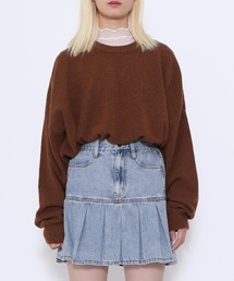 もちもちカラーニット