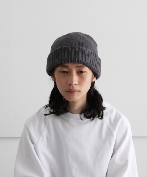 crepuscule ビーニー crepuscule - 【再販売通知受付可能】Knit Cap(BLACK) | ACRMTSM