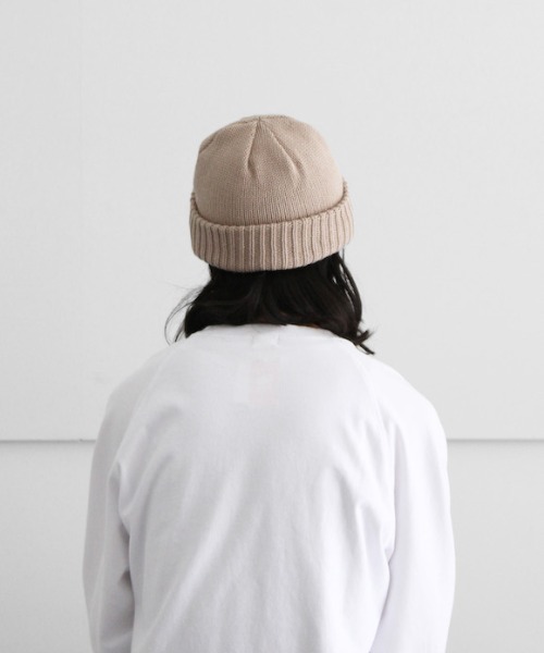 crepuscule（クレプスキュール）の「crepuscule Knit Cap（ニットキャップ/ビーニー・メンズ・ブラック/ベージュ/ダークグレー/ライトグレー/イエロー・FREE）」の18枚目の写真