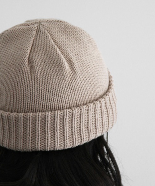crepuscule（クレプスキュール）の「crepuscule Knit Cap（ニットキャップ/ビーニー・メンズ・ブラック/ベージュ/ダークグレー/ライトグレー/イエロー・FREE）」の17枚目の写真