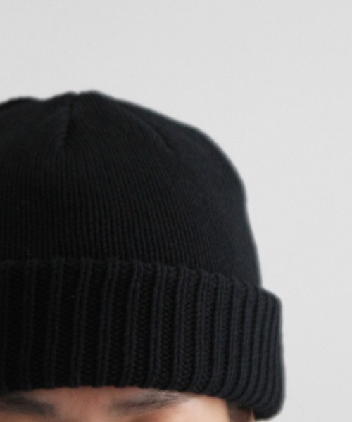 crepuscule（クレプスキュール）の「crepuscule Knit Cap（ニットキャップ/ビーニー・メンズ・ブラック/ベージュ/ダークグレー/ライトグレー/イエロー・FREE）」の8枚目の写真