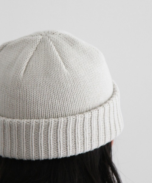 crepuscule（クレプスキュール）の「crepuscule Knit Cap（ニットキャップ/ビーニー・メンズ・ブラック/ベージュ/ダークグレー/ライトグレー/イエロー・FREE）」の11枚目の写真