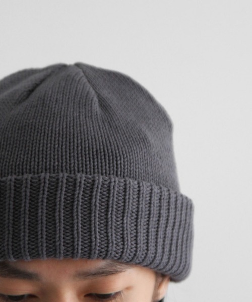 crepuscule（クレプスキュール）の「crepuscule Knit Cap（ニットキャップ/ビーニー・メンズ・ブラック/ベージュ/ダークグレー/ライトグレー/イエロー・FREE）」の14枚目の写真