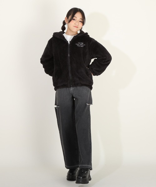 アナーキー着用 RIPNDIP ボアパーカー ピンク S ripndip ボア パーカー アナーキー着用 RIPNDIP ボアパーカー