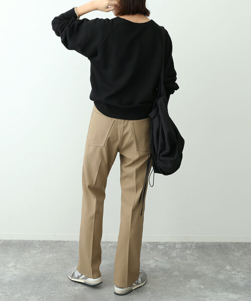 SLOBE IENA(スローブイエナ)の「《追加2》裏毛コンパクトラグランスウェット(スウェット・レディース・ホワイト/ブラック/グレー・FREE)」の12枚目の写真