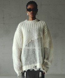 PRANK PROJECT | 【23WINTER PRE ORDER】モヘアメッシュプルオーバー / Mohair Mesh Pullover(ニット/セーター)